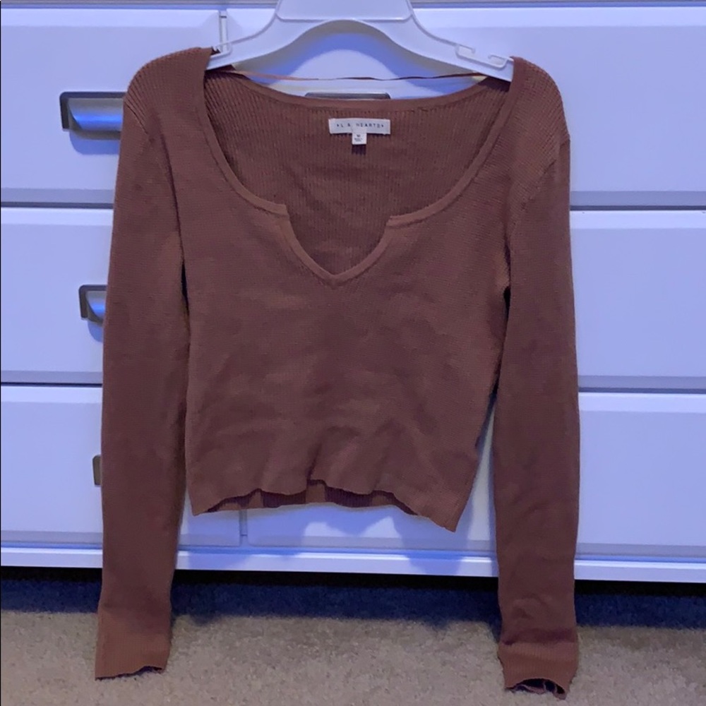 Pacsun Cropped Long Sleeve